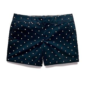 Tommy Hilfiger navy polka dot shorts